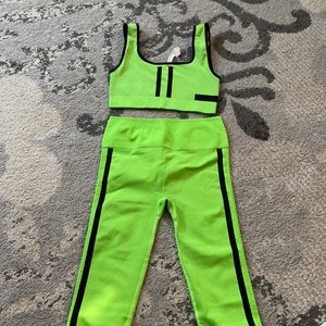 Sports bra and leggings!